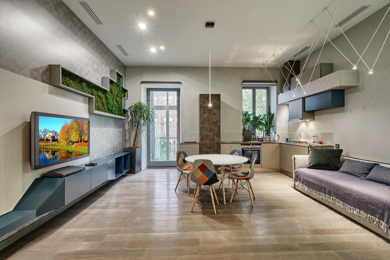 Saksaganskogo Centre Apartment เคียฟ ภายนอก รูปภาพ
