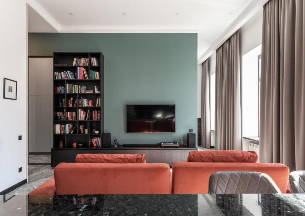Saksaganskogo Centre Apartment เคียฟ ภายนอก รูปภาพ