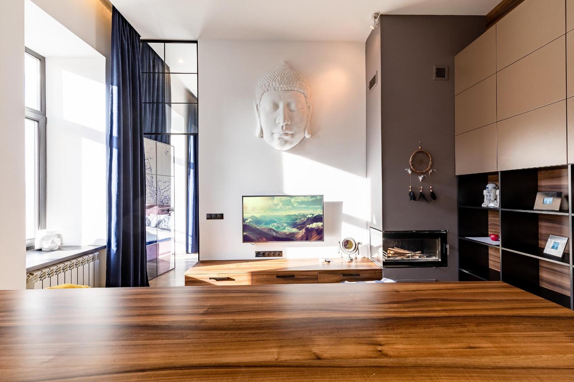 Saksaganskogo Centre Apartment เคียฟ ภายนอก รูปภาพ