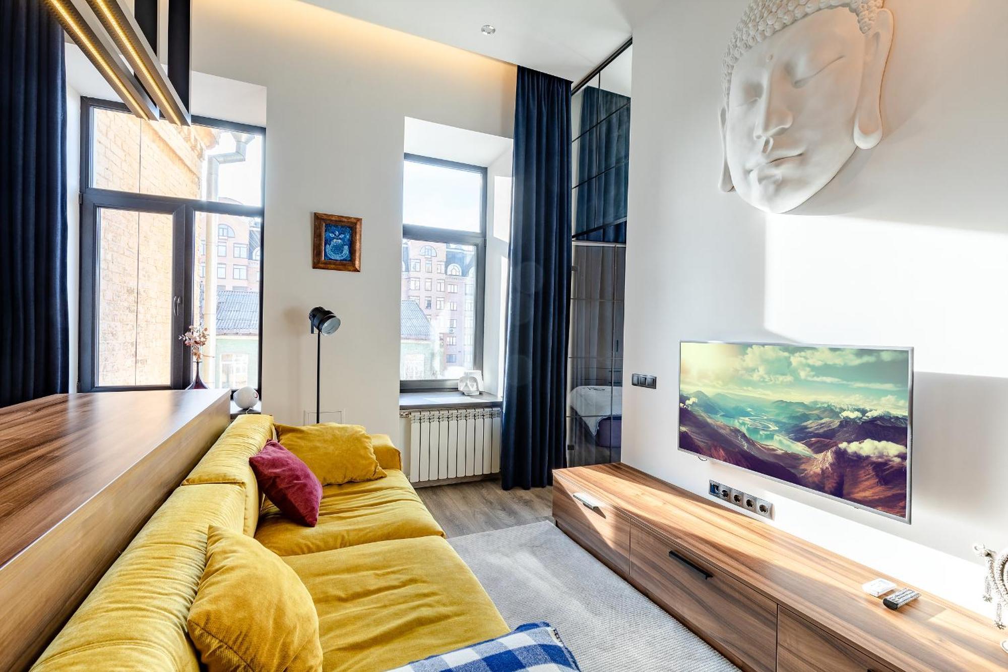Saksaganskogo Centre Apartment เคียฟ ภายนอก รูปภาพ